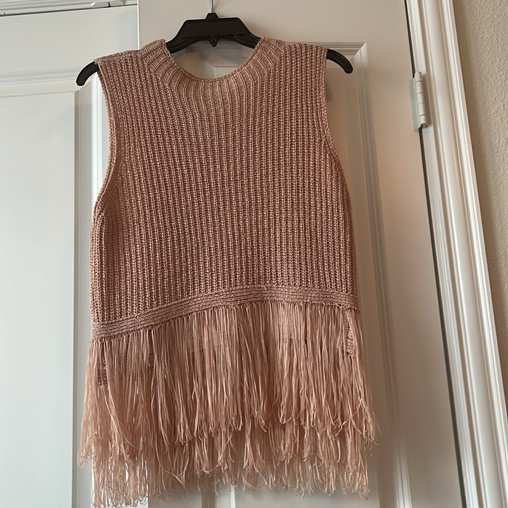 Knitted Fringe Top - Picture 2 of 3